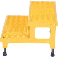 Plate-forme ajustable Step-Mate, 2 marche(s), 23-13/16" la x 22-7/8" lo x 15-1/4" h, Capacit&eacute; 500 lb Nuna Depot Inc.
