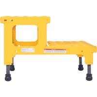 Plate-forme ajustable Step-Mate, 2 marche(s), 23-13/16" la x 22-7/8" lo x 15-1/4" h, Capacit&eacute; 500 lb Nuna Depot Inc.