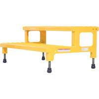 Plate-forme ajustable Step-Mate, 2 marche(s), 36-3/16" la x 22-7/8" lo x 15-1/4" h, Capacit&eacute; 500 lb Nuna Depot Inc.