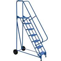 Roll-A-Fold Ladder, 7 Steps, Perforated, 70" High Nuna Depot Inc.