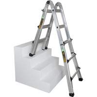 Telescoping Multi-Position Ladder, 2.916' - 9.75', Aluminum, 300 lbs., CSA Grade 1A Nuna Depot Inc.