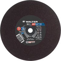 Ripcut Stainless Steel & Steel Cut-Off Wheel for Stationary Saws, 14" x 1/8", 1" Arbor, Type 1, Aluminum Oxide, 4400 RPM Nuna Depot Inc.