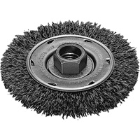 Twist Know Wire Wheel, 4" Dia., 0.02" Fill, 5/8"-11 Arbor, Stainless Steel Nuna Depot Inc.