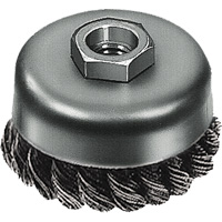 Knot Wire Cup Brush, 3" Dia. x 5/8"-11 Arbor Nuna Depot Inc.