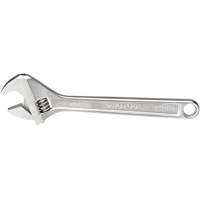 Adjustable Wrench, 12-1/8" L, 1-19/32" Max Width, Chrome Nuna Depot Inc.