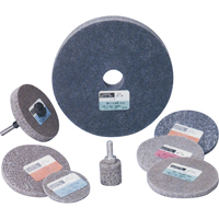 Standard Abrasives 500 Series Soft Density Unitized Wheels, 3" x 1/4", 1/4" Arbor, Medium Grit, Aluminum Oxide Nuna Depot Inc.