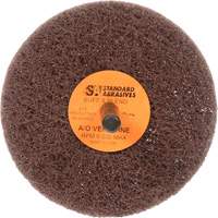Standard Abrasives Buff & Blend Wheel, 3" Dia. x 1" W, 1/4" Arbor, Aluminum Oxide Nuna Depot Inc.