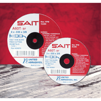 Cut-Off Wheel, 5" x 0.045", 7/8" Arbor, Type 27, Aluminum Oxide/Ceramic, 12200 RPM Nuna Depot Inc.