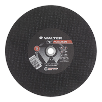 Meule &agrave; tronçonner rapide en acier inoxydable Portacut, 14" x 1/8", Arbre de 7/8", Type 1, Oxyde d'aluminium, 5400 Tr/min Nuna Depot Inc.