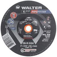 PIPEFITTER Grinding Wheel, 6" x 5/32", Aluminum Oxide, Type 27 Nuna Depot Inc.