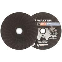 Meule &agrave; tronçonner pour usage intensif Zip+Xtra, 7" x 5/64", Arbre de 7/8", Type 1, Oxyde d'aluminium, 8600 Tr/min Nuna Depot Inc.