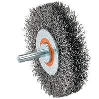 Mounted Crimped Wire Wheel, 4" Dia., 0.0118" Fill Nuna Depot Inc.