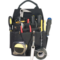 Porte-outils professionnels pour &eacute;lectricien, Porte-outil multiple, Polyester, 11 Poches Nuna Depot Inc.