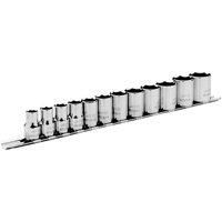 Metric Socket Set, 12 Pcs, 3/8" Drive Size Nuna Depot Inc.