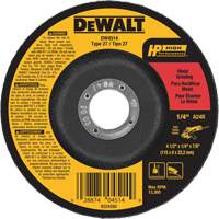 High Performance Metal Grinding Wheel, 4-1/2" x 1/4", 7/8" Arbor, Aluminum Oxide, Type 27 Nuna Depot Inc.