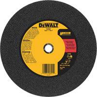 General Purpose Metal Cutting Chop Saw Wheel, 14" x 7/64", 1" Arbor, Type 1, Aluminum Oxide, 4300 RPM Nuna Depot Inc.