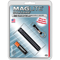 Solitaire&reg; Flashlights, Incandescent, 2 Lumens, AAA Batteries Nuna Depot Inc.