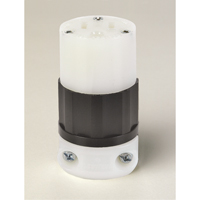 Grounding Straight Blade Connector, 5-15R, Nylon Nuna Depot Inc.