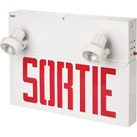 Stella Combination Signs - Sortie, LED, Hardwired, 17-1/2" L x 12-1/2" W, French Nuna Depot Inc.