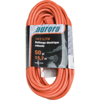 Vinyl Extension Cord, Outdoor, SJTW, 14/3 AWG, 15 A, 50' Nuna Depot Inc.