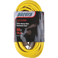 Vinyl Extension Cord with Light Indicator, Outdoor, SJTOW, 12/3 AWG, 15 A, 50' Nuna Depot Inc.