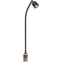 Lampe &agrave; col-de-cygne &agrave; flux &eacute;lev&eacute; de la s&eacute;rie LS, 5 W, DEL, Col 27", Noir Nuna Depot Inc.