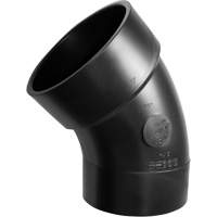 45° Sanitary Street Elbow Fitting, Spigot x Hub, Plastic, 6" Nuna Depot Inc.