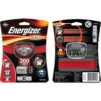 Vision Headlight, LED, 200 Lumens, 8.5 Hrs. Run Time, AAA Batteries Nuna Depot Inc.