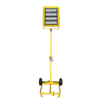 Chariot d'&eacute;clairage &agrave; t&ecirc;te unique avec treuil, DEL, 200 W, 30000 lumens, Boîtier en Aluminium Nuna Depot Inc.