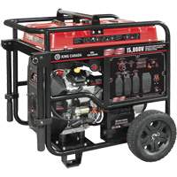 G&eacute;n&eacute;ratrice &agrave; essence &agrave; deux cylindres en V, 15 000 W de surtension, 12 500 W nominale, 120 V/240 V, R&eacute;servoir de 40 L Nuna Depot Inc.