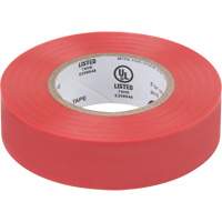 Electrical Tape, 19 mm (3/4") x 18 M (60'), Red, 7 mils Nuna Depot Inc.