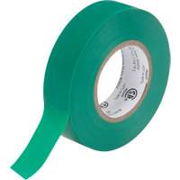 Electrical Tape, 19 mm (3/4") x 18 M (60'), Green, 7 mils Nuna Depot Inc.