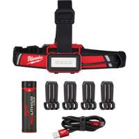 Lampe frontale USB &agrave; profil bas, DEL, 600 lumens, 2 hres de fonctionnement, piles Rechargeable Nuna Depot Inc.
