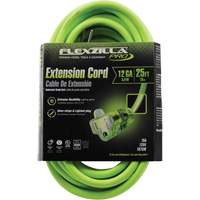 Flexzilla&reg; Pro Industrial Extension Cord, All-Weather, SJTW, 12/3 AWG, 15 A, 25' Nuna Depot Inc.