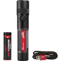 Lampe de poche 1100L &agrave; mise au point par torsion, DEL, 1100 lumens, Piles Rechargeable Nuna Depot Inc.
