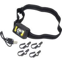 Lampe frontale, DEL, 350 lumens, 2 hres de fonctionnement, piles Rechargeable Nuna Depot Inc.