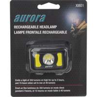 Lampe frontale, DEL, 350 lumens, 2 hres de fonctionnement, piles Rechargeable Nuna Depot Inc.
