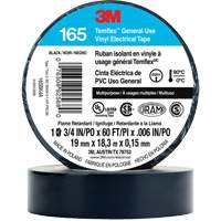 Temflex General Use Vinyl Electrical Tape 165, 19 mm (3/4") x 18 M (60'), Black, 6 mils Nuna Depot Inc.
