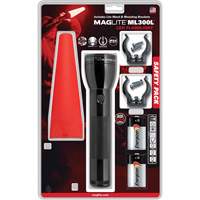 Safety Flashlight Pack, LED, 487 Lumens, D Batteries Nuna Depot Inc.