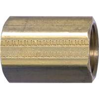 Pipe Coupling, Brass, 3/8" Nuna Depot Inc.