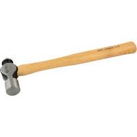 Ball Pein Hammer, 24 oz. Head Weight, Plain Face, Wood Handle Nuna Depot Inc.