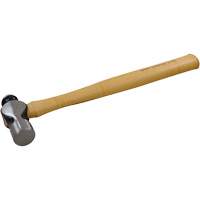 Ball Pein Hammer, 16 oz. Head Weight, Plain Face, Wood Handle Nuna Depot Inc.
