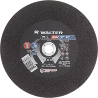 Ripcut Stainless Steel & Steel Cut-Off Wheel for Stationary Saws, 18" x 3/16", 1" Arbor, Type 1, Aluminum Oxide, 3400 RPM Nuna Depot Inc.